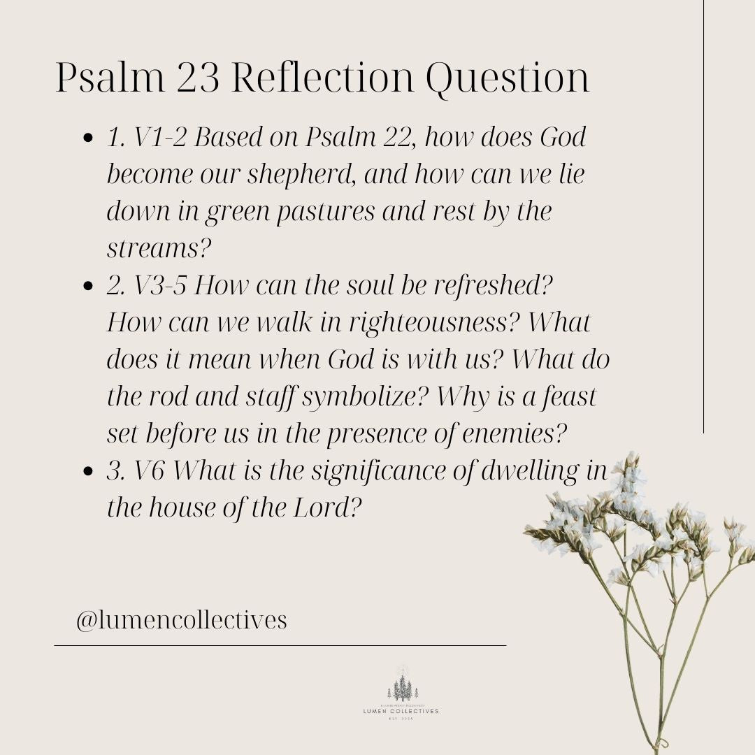 Daily Chapter Psalm 23 Reflection Question Lumen Collectives daily-chapter-psalm-23-reflection-question-lumen-collectives