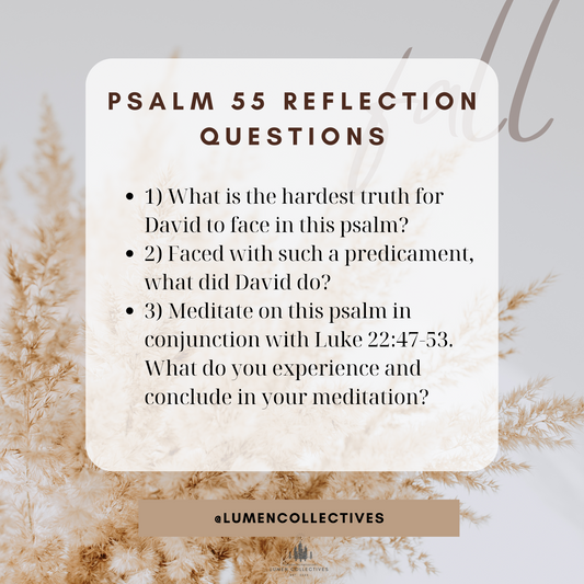 Daily Chapter---Psalm 55 Reflection Question