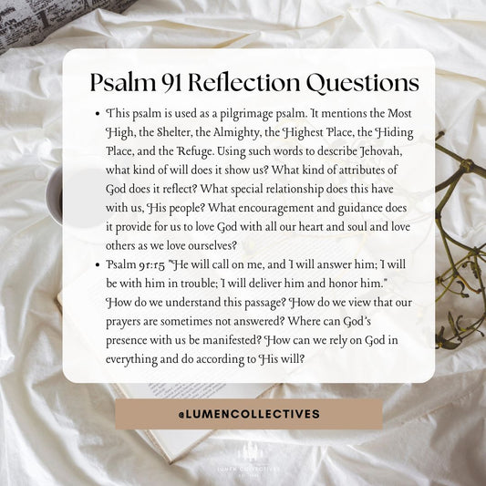 Daily Chapter---Psalm 91 Reflection Question