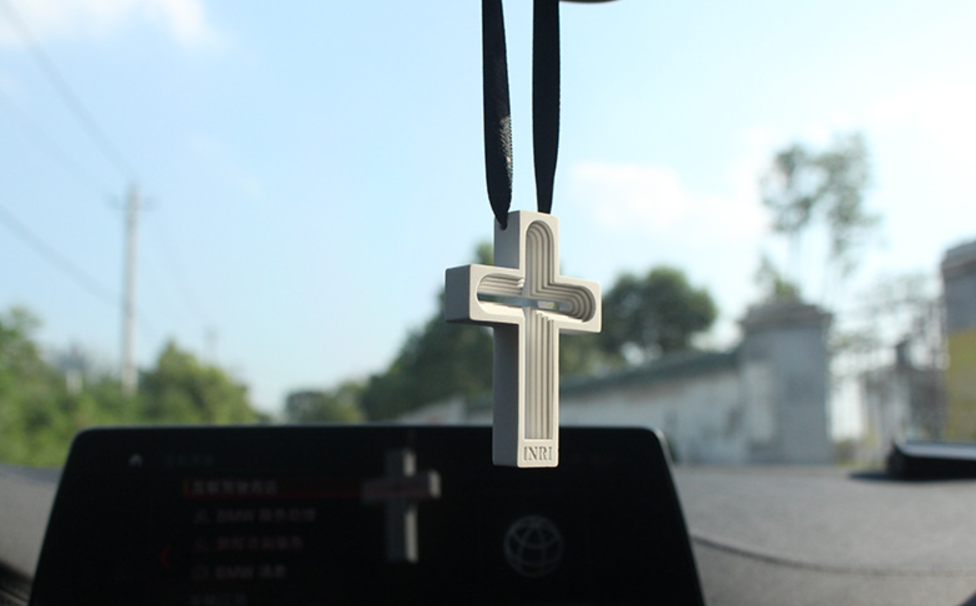 Handmade Diffuser STONE CROSS