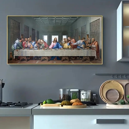 Da Vinci's The Last Supper Famous Painting Art （ No Frame）
