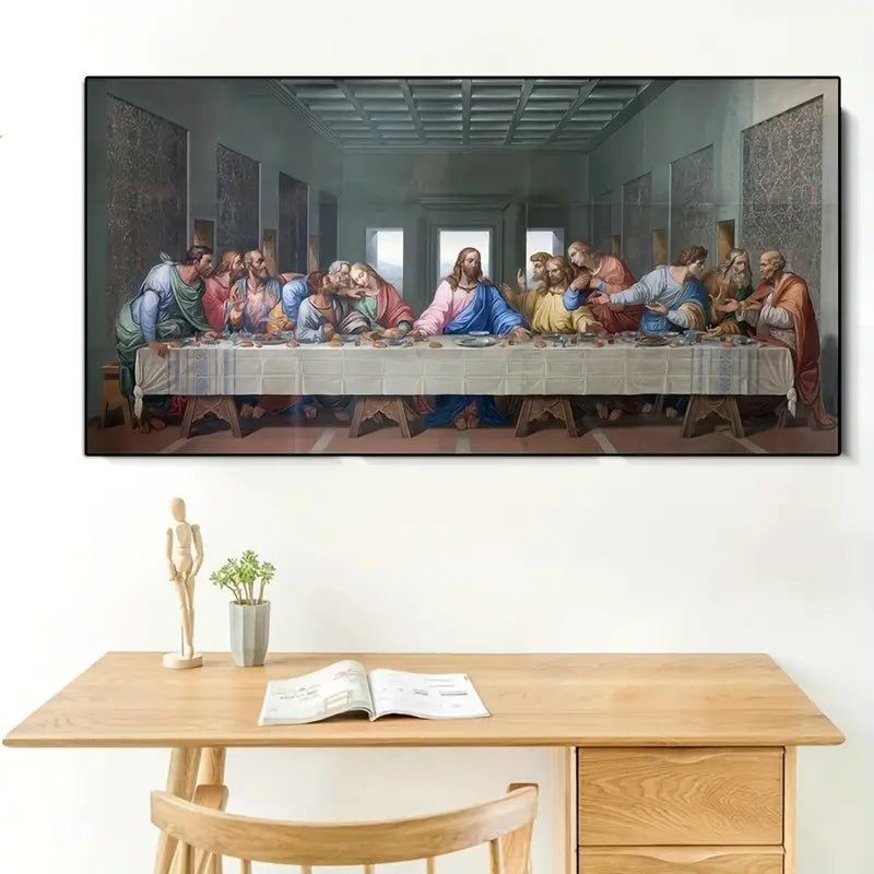 Da Vinci's The Last Supper Famous Painting Art （ No Frame）